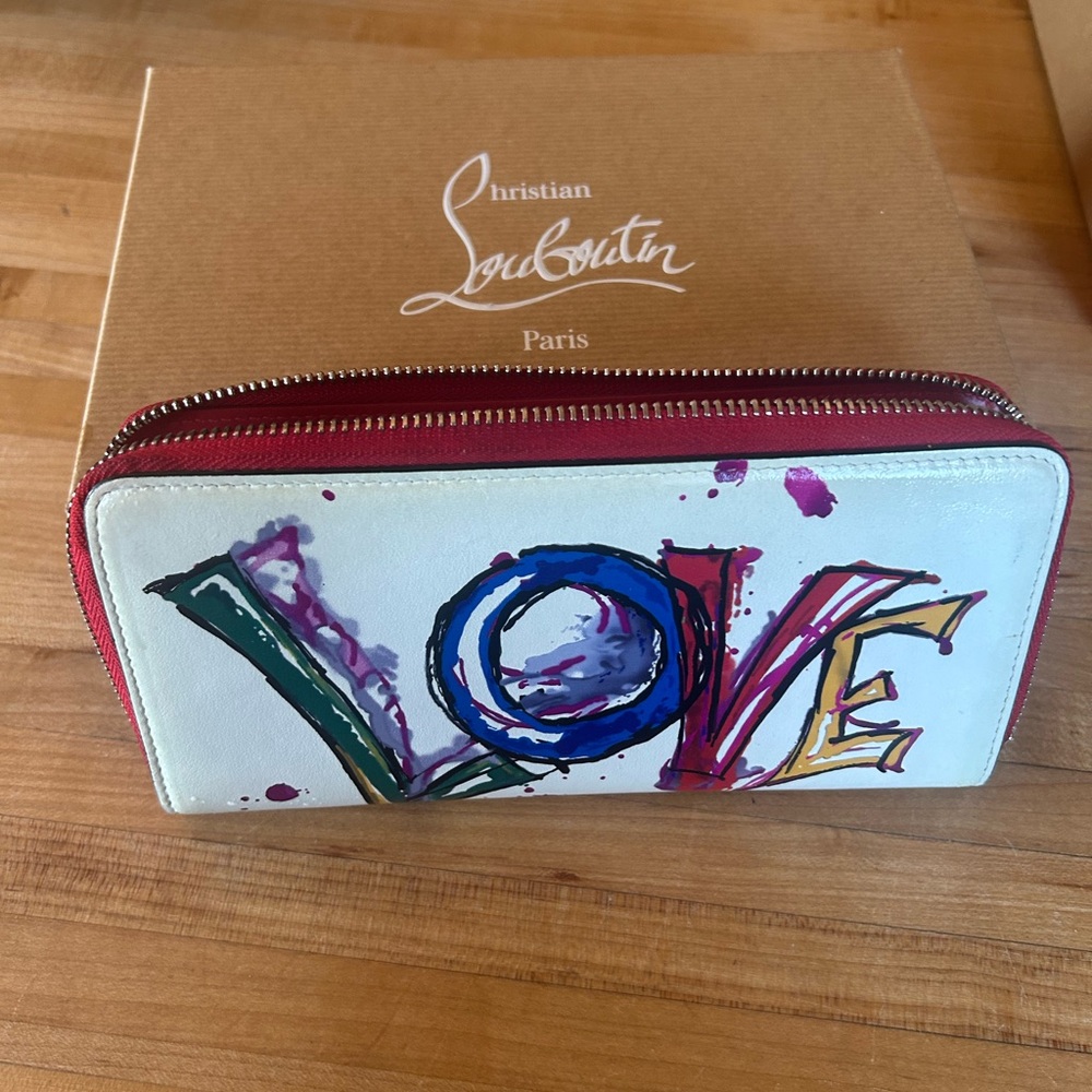 Christian Louboutin White Panettone Wallet